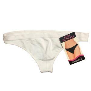 White thong underwear, Medium, size 6